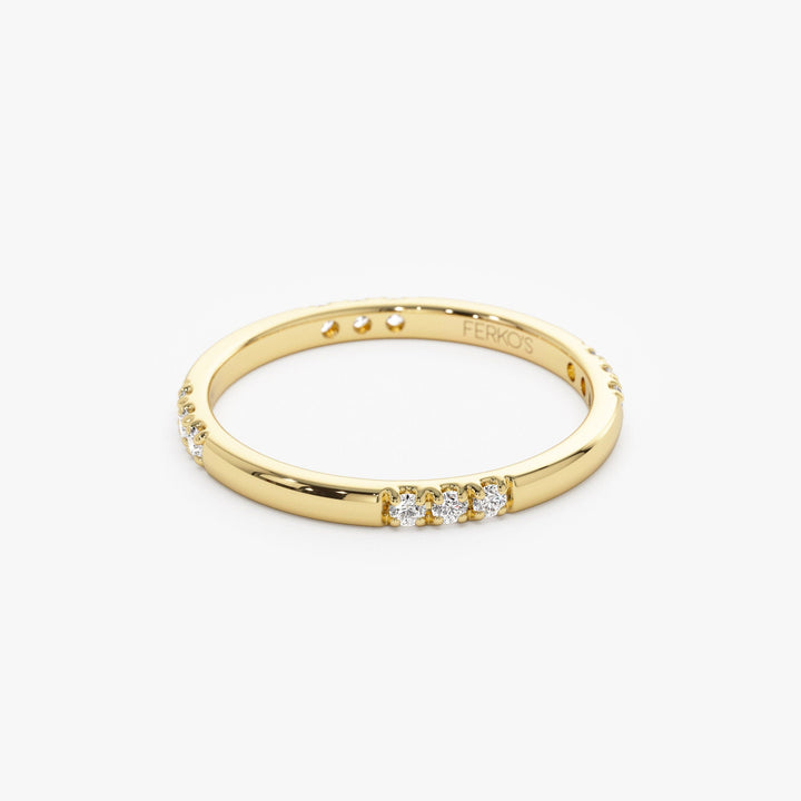 Round Cut Eternity Diamond Wedding Ring Gift for Women - Doozy Diamonds