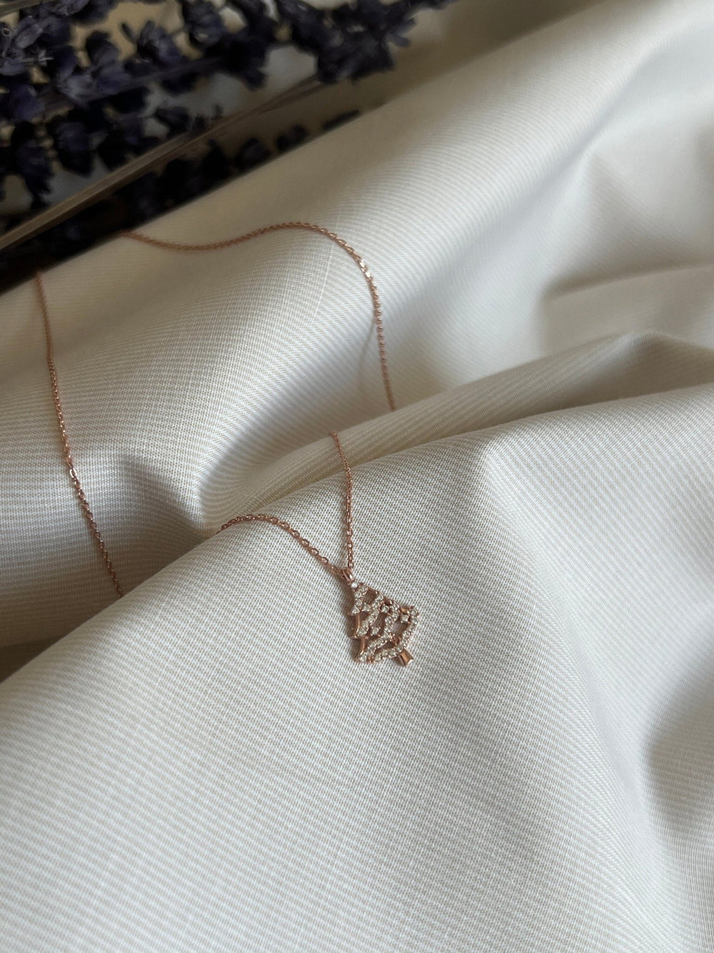 Round Cut Christmas Tree Necklace for Her Christmas Gift - Doozy Diamonds