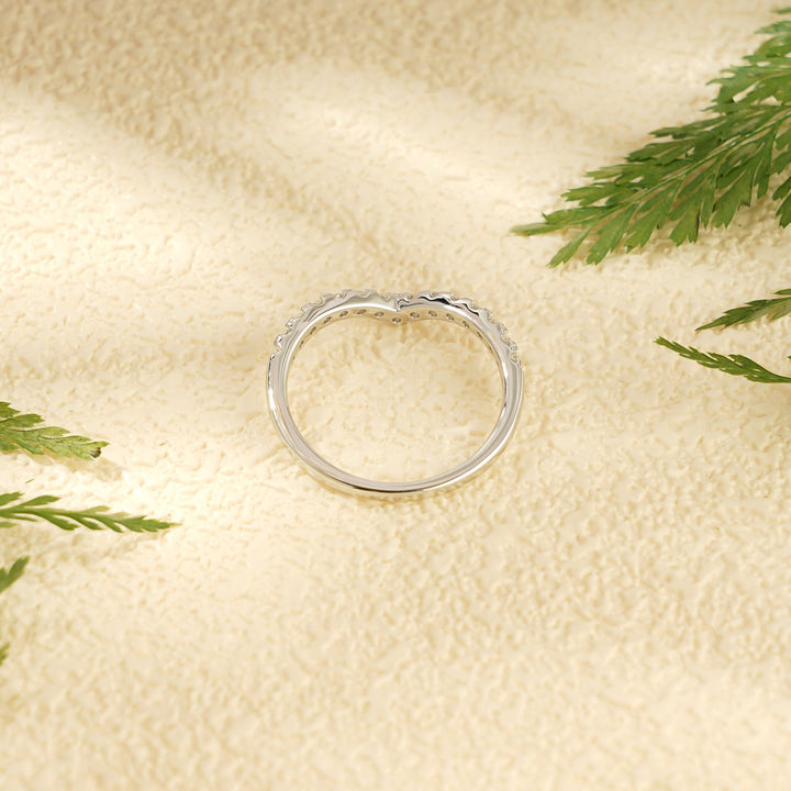 Ethically sourced round diamond eternity band