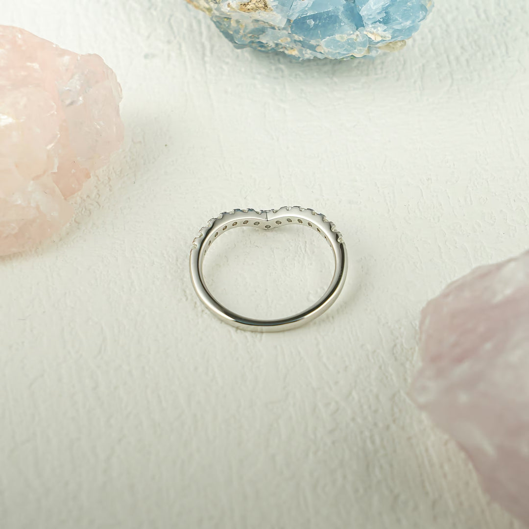 Ethically sourced round diamond eternity band