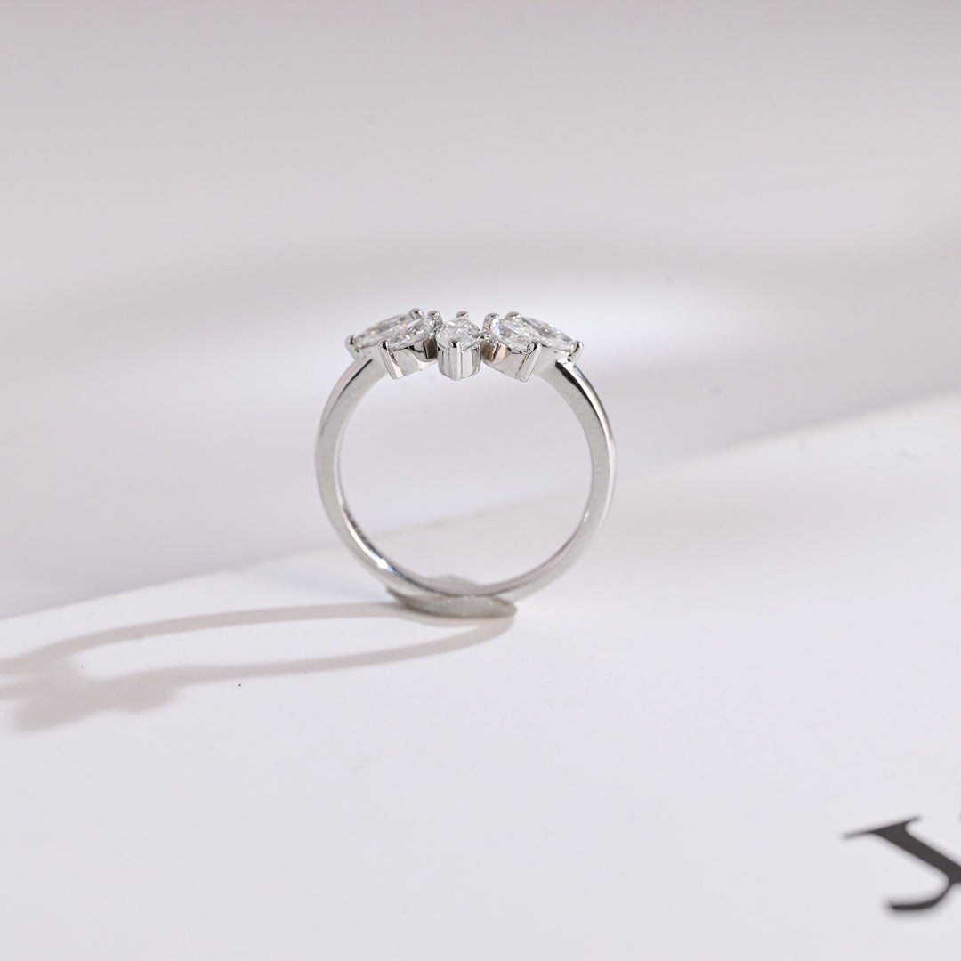 Ethically sourced marquise diamond eternity band