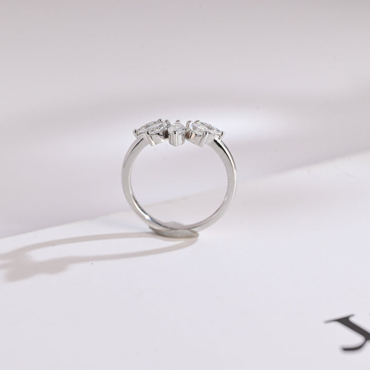 Ethically sourced marquise diamond eternity band