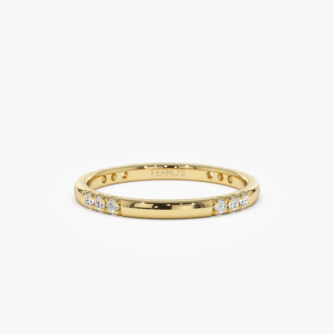 Round Cut Eternity Diamond Wedding Ring Gift for Women - Doozy Diamonds