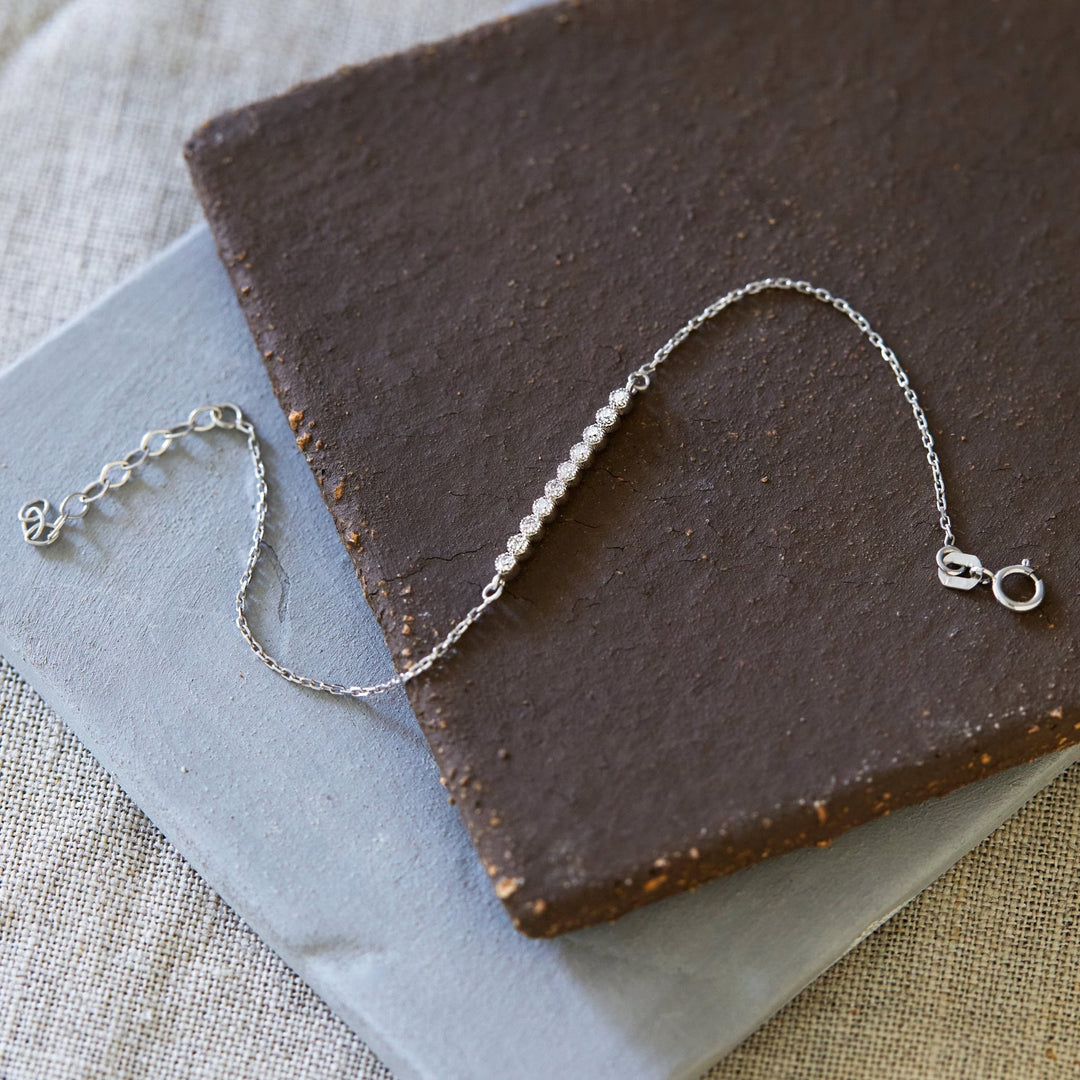 Round Cut Bar lab grown diamonds Bracelet for Women - Doozy Diamonds