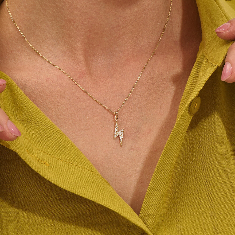 Thunder lab grown diamonds Pendant Necklace for Women - Doozy Diamonds