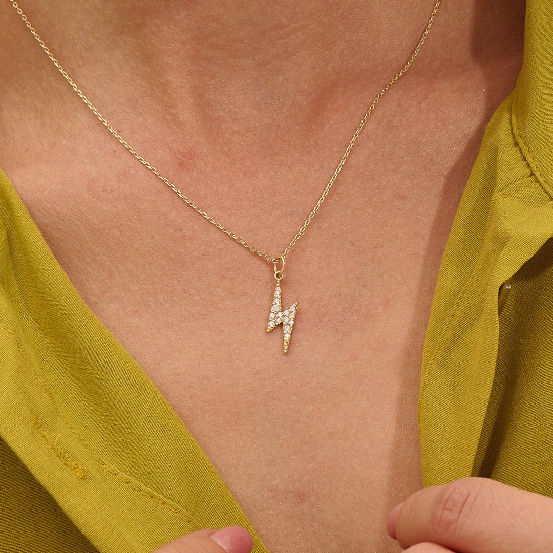 Thunder lab grown diamonds Pendant Necklace for Women - Doozy Diamonds