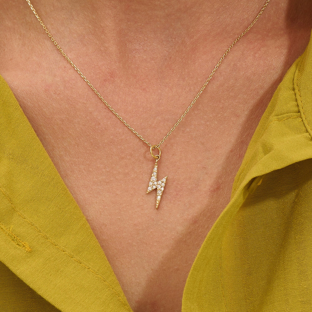 Thunder lab grown diamonds Pendant Necklace for Women - Doozy Diamonds