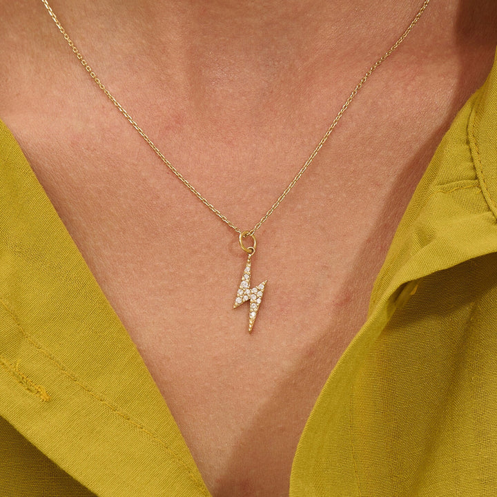 Thunder lab grown diamonds Pendant Necklace for Women - Doozy Diamonds