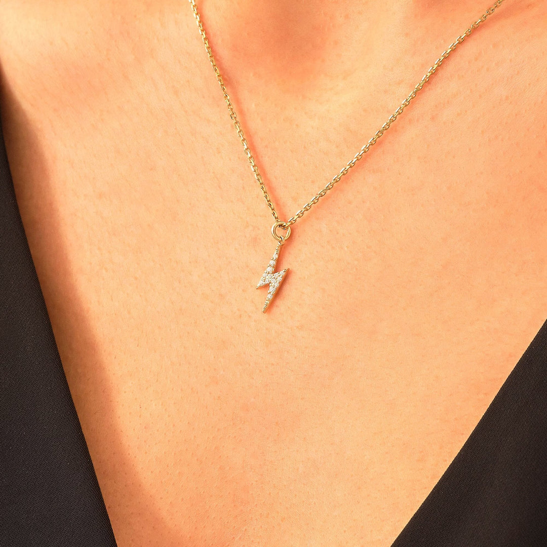 Thunder lab grown diamonds Pendant Necklace for Women - Doozy Diamonds
