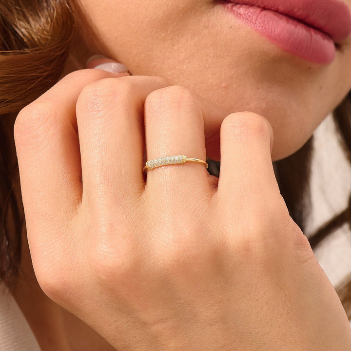 Round Cut Diamond Unique Wedding Ring Gift for Women - Doozy Diamonds