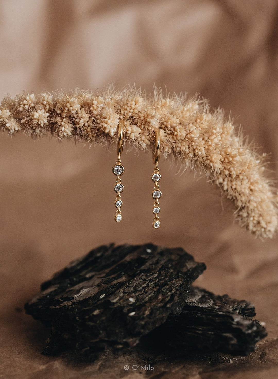 Round Cut Diamond Bezel Set Hoop Earring for for Women - Doozy Diamonds