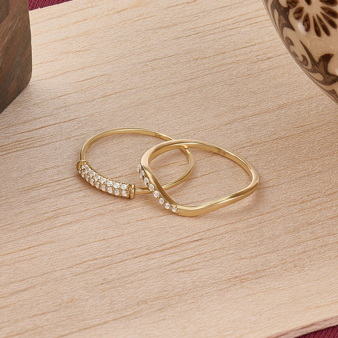 Round Cut Diamond Unique Wedding Ring Gift for Women - Doozy Diamonds