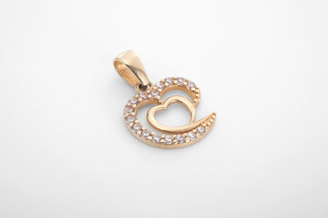 Intertwined Hearts Diamond Necklace for Anniversary Gift - Doozy Diamonds