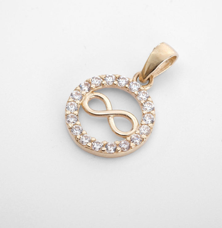 Circle with Infinity Diamond Necklace for Birthday Gift - Doozy Diamonds
