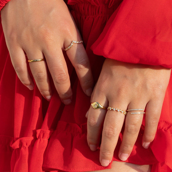 Diamond Open Adjustable Lab-Grown Ring for Women