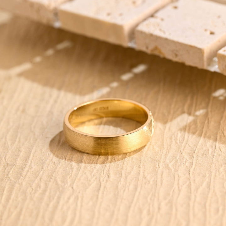 0.15CT Round Cut Lab Grown Men's Wedding Band in Solid Gold - Doozy Diamonds