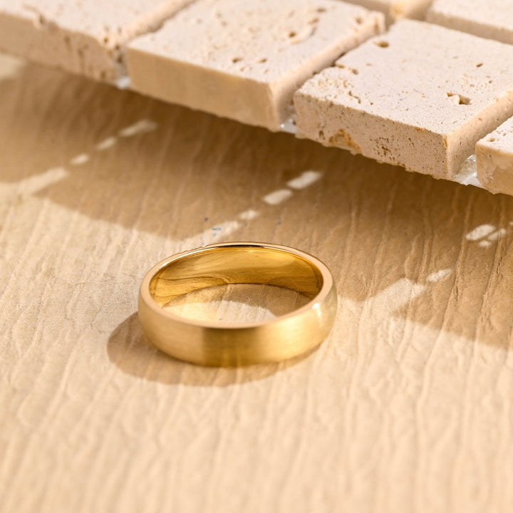 0.15CT Round Cut Lab Grown Men's Wedding Band in Solid Gold - Doozy Diamonds