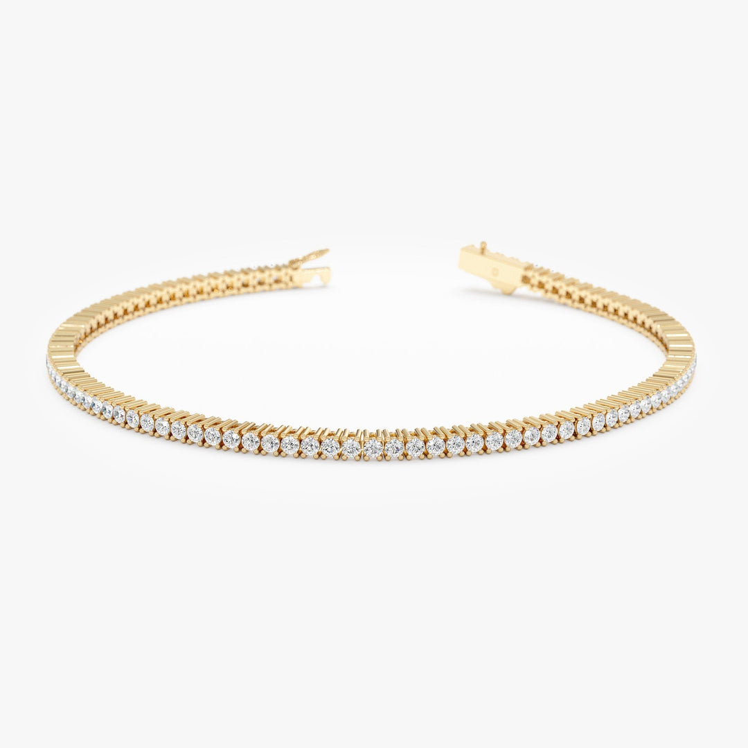 Round Cut Diamond Tennis Bracelet For Women - Doozy Diamonds
