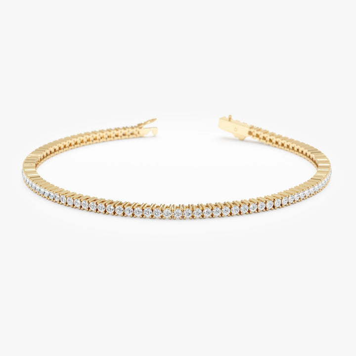 Round Cut Diamond Tennis Bracelet For Women - Doozy Diamonds