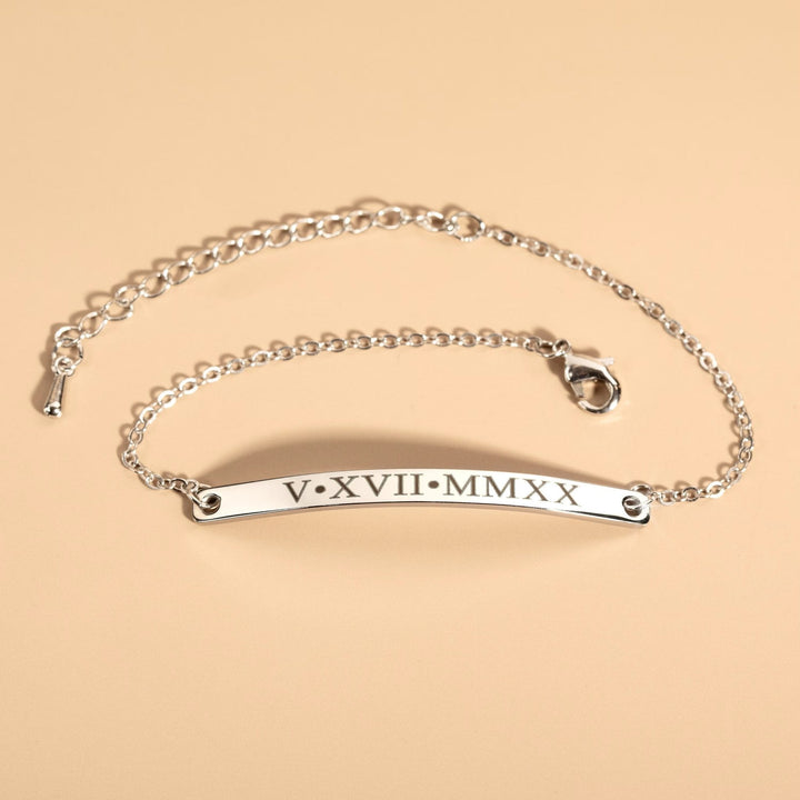 Personalized Engraved Gold Bracelet for Mother's Day Gift - Doozy Diamonds