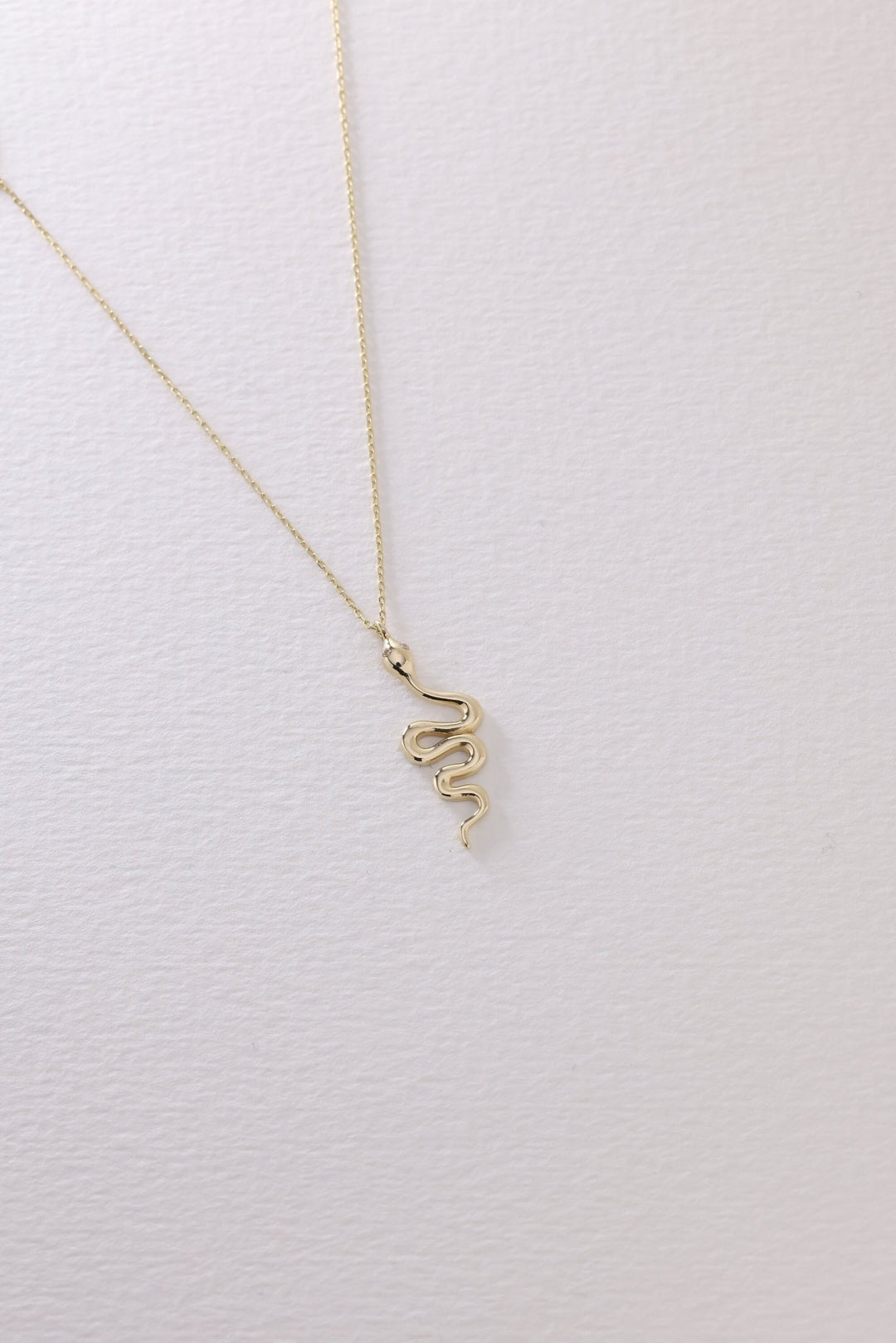 14K Solid Gold Unique Snap Necklace for Christmas Gift - Doozy Diamonds
