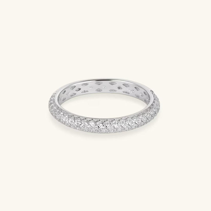 Pave Diamond Eternity Stacking Wedding Band - Doozy Diamonds