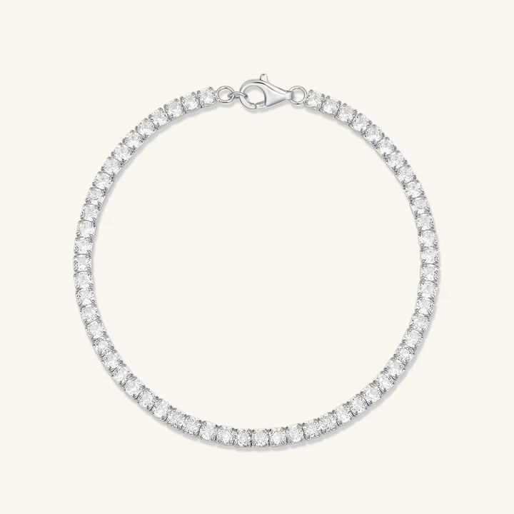 Round Diamond Lab-Grown Tennis Bracelet For Her