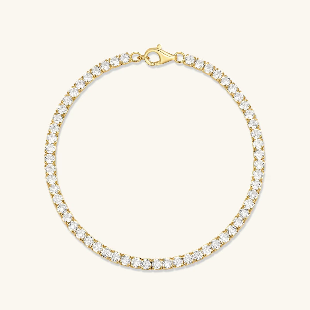 Round Diamond Lab-Grown Tennis Bracelet For Her