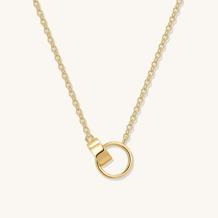 14K Gold Filled Circle Layered Necklace Gift for Women - Doozy Diamonds