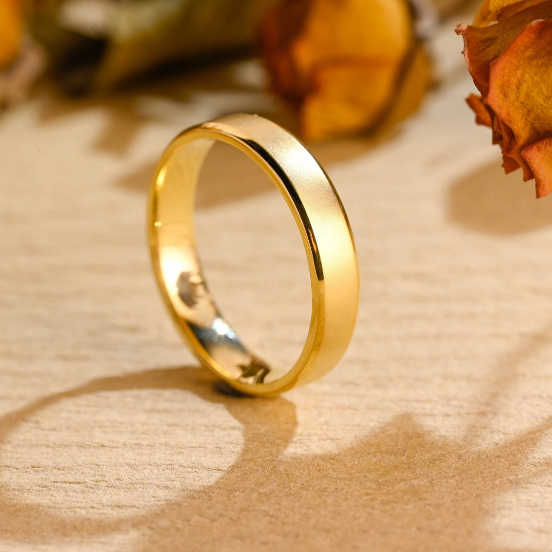5.0mm Plain Men's Wedding Band, Anniversary Gift For Man - Doozy Diamonds