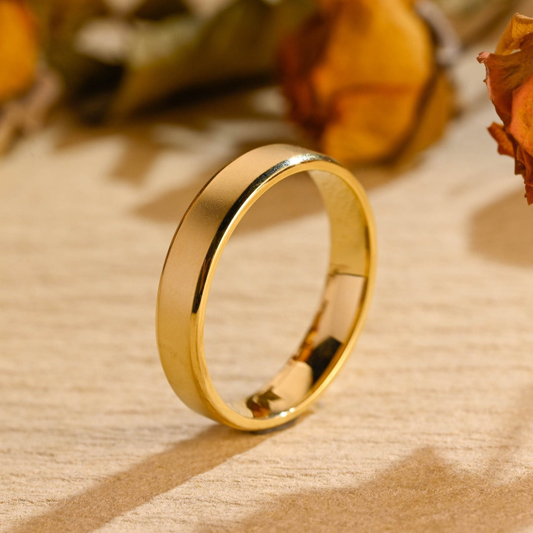 5.0mm Plain Men's Wedding Band, Anniversary Gift For Man - Doozy Diamonds
