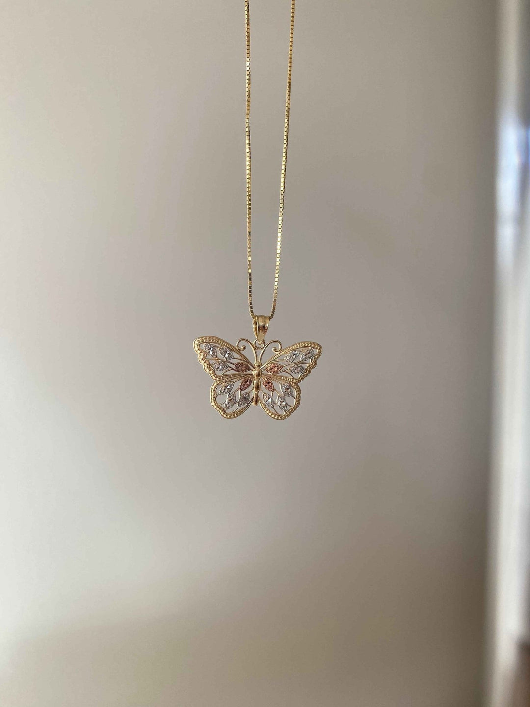 Gold Butterfly Necklace for Women - Doozy Diamonds