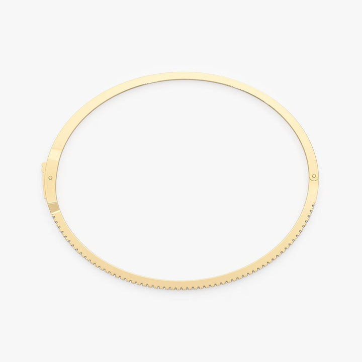 Round Cut Diamond Bracelet Bangle for Birthday Gift - Doozy Diamonds
