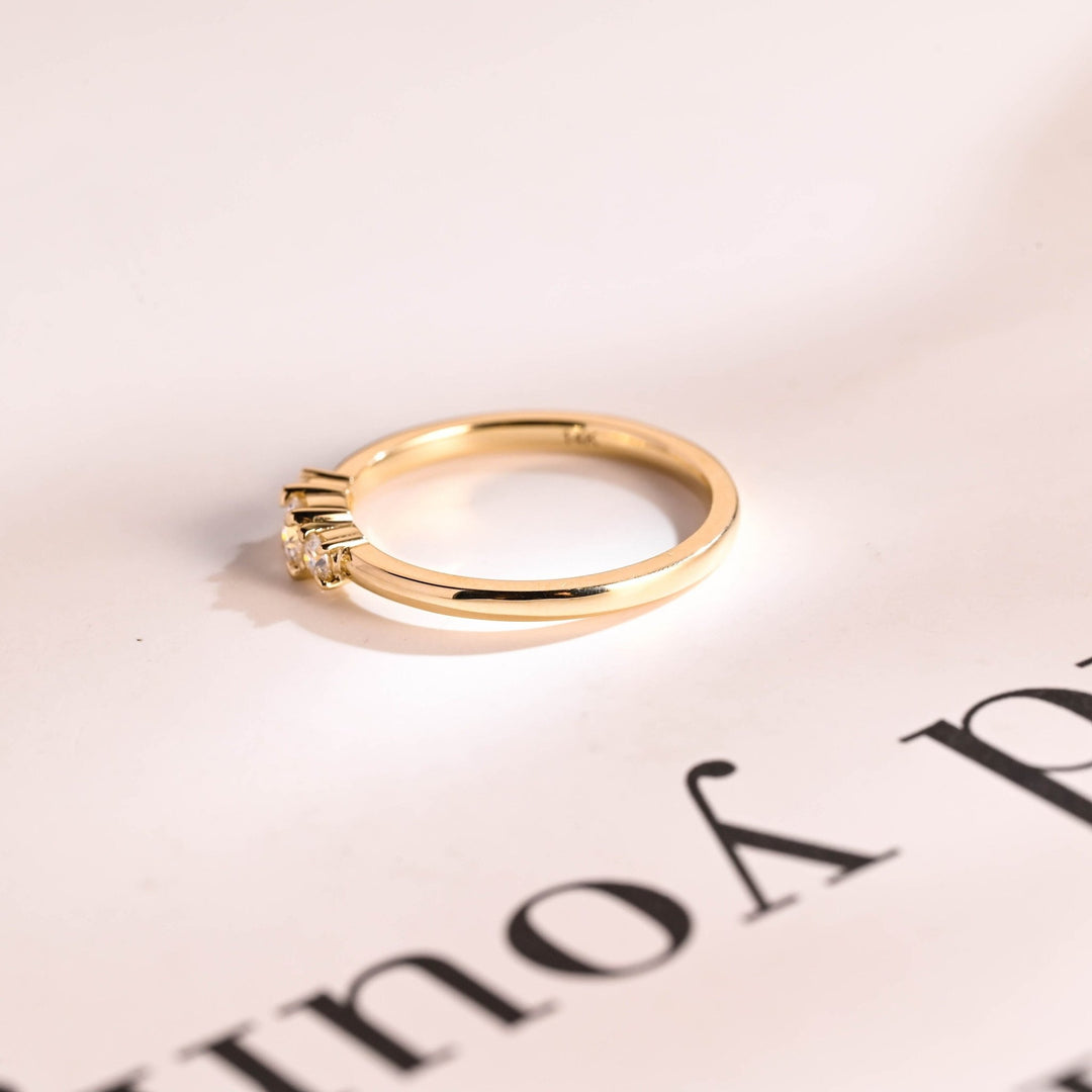 Ethically sourced round diamond eternity band