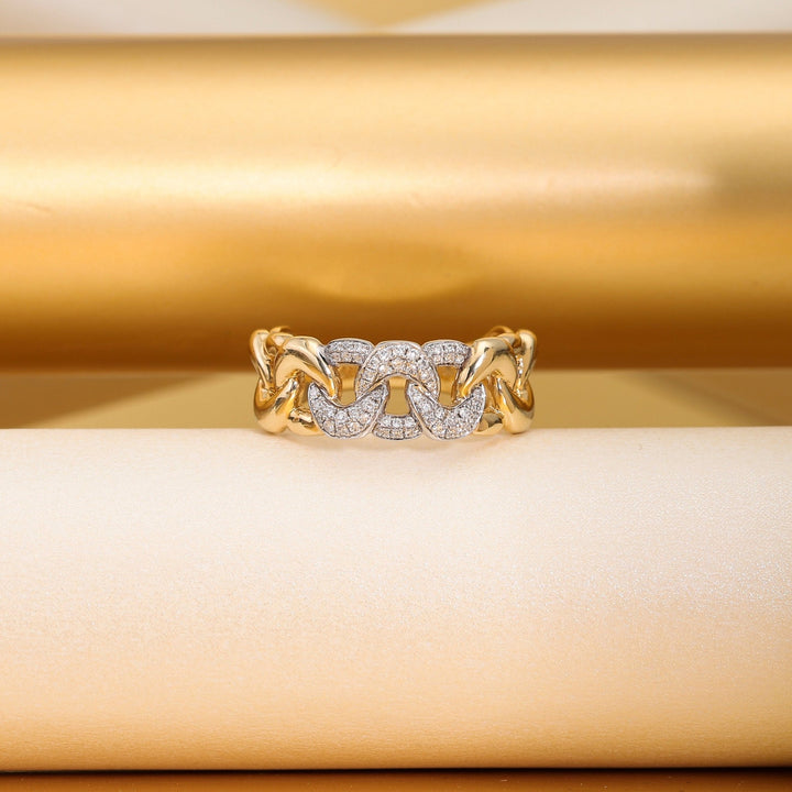 Round Cut Diamond Unique Lab-Grown Band for Women