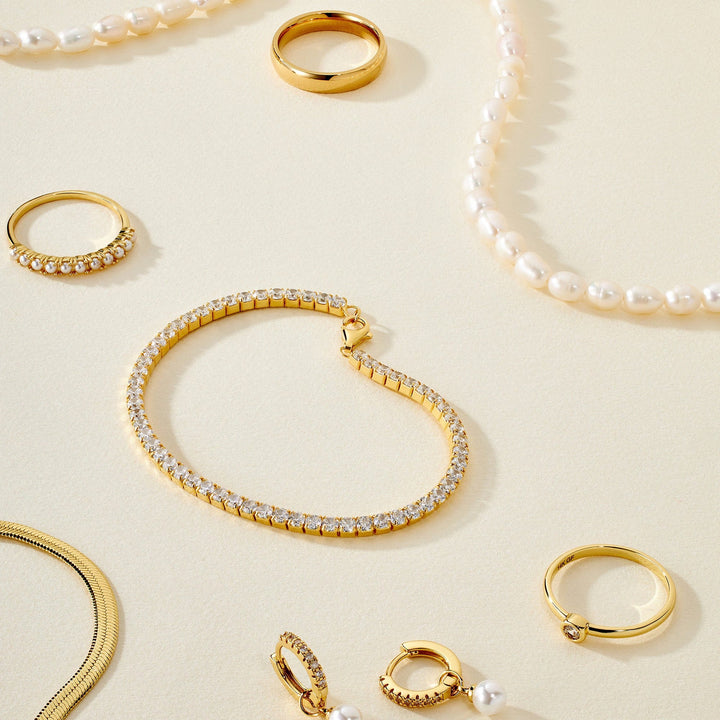 Round Diamond Lab-Grown Tennis Bracelet For Her
