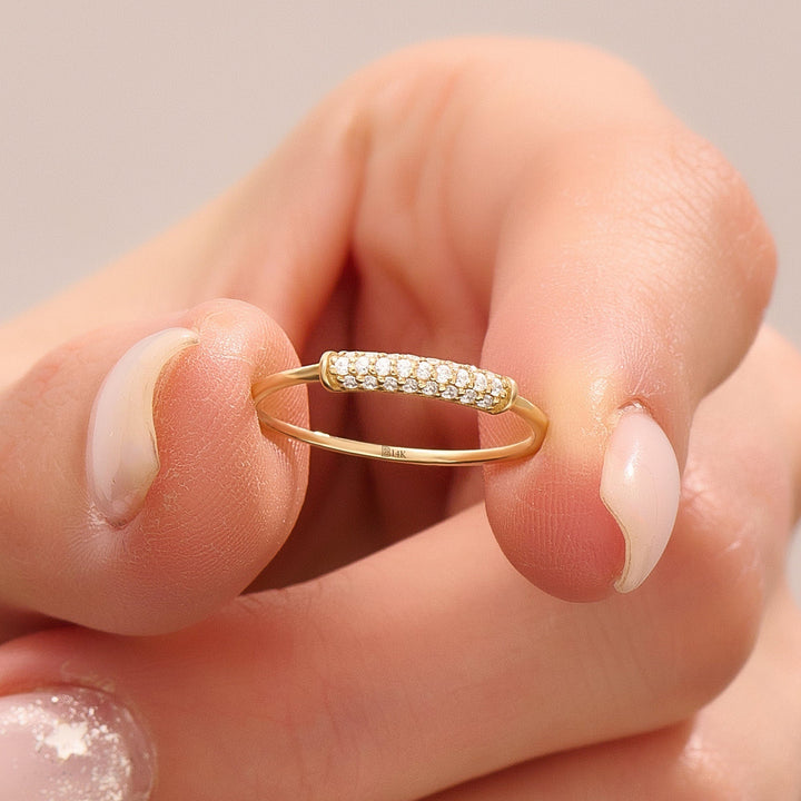 Round Cut Diamond Unique Wedding Ring Gift for Women - Doozy Diamonds
