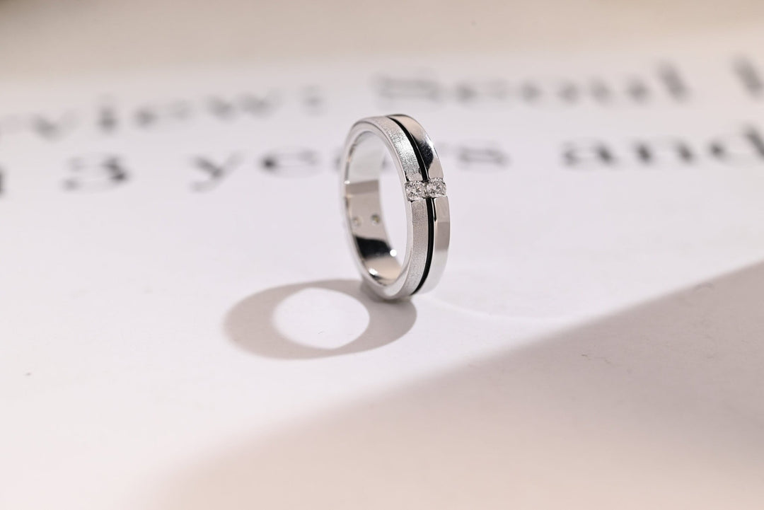 Ethically sourced round diamond eternity band