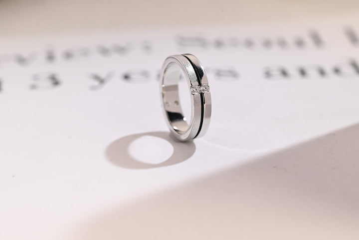 Ethically sourced round diamond eternity band