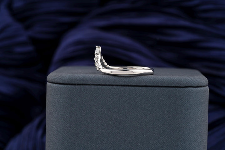 Ethically sourced round marquise diamond eternity band