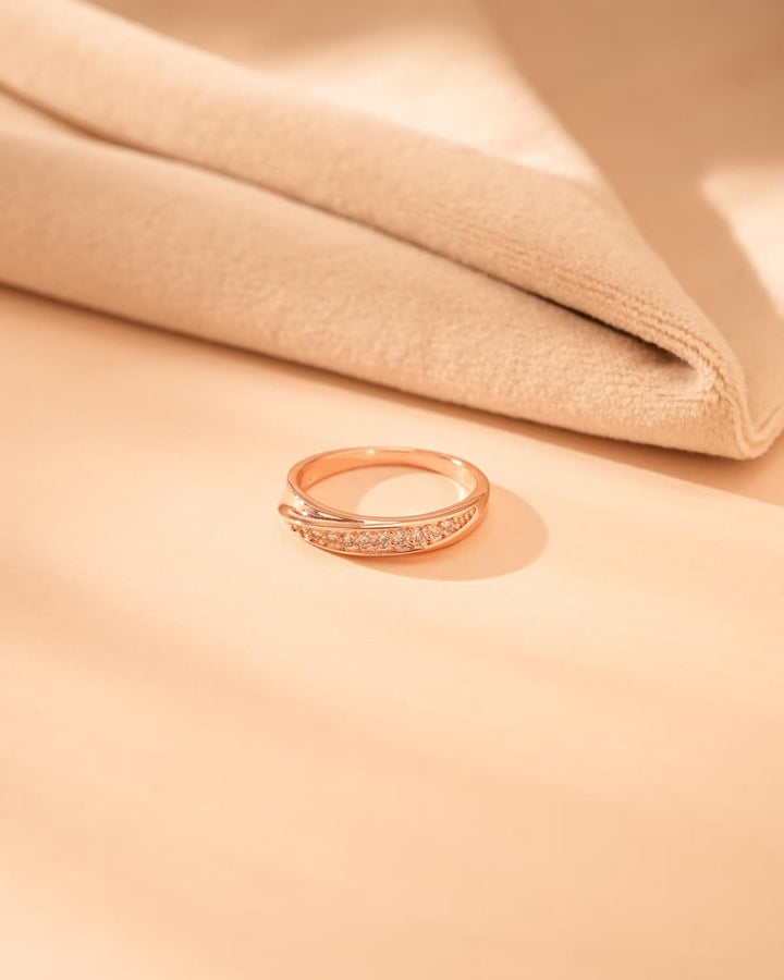 18K Rose Gold Engagement Diamond Ring for Christmas Gift - Doozy Diamonds