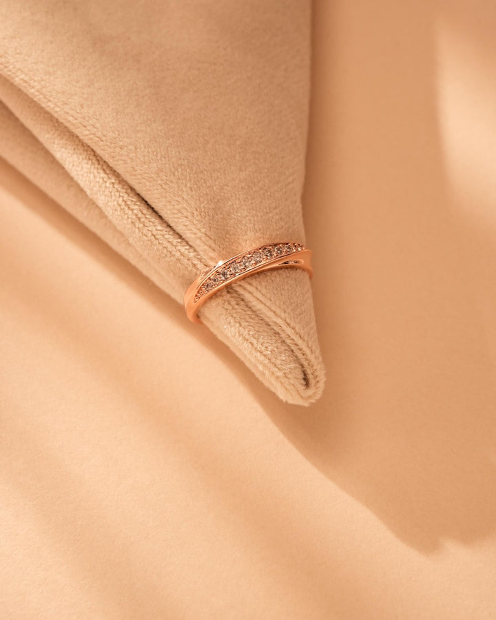 18K Rose Gold Engagement Diamond Ring for Christmas Gift - Doozy Diamonds