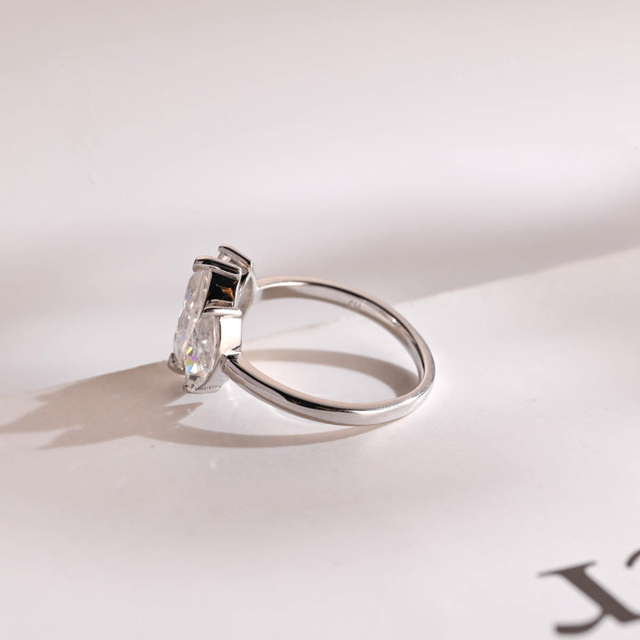 Ethically sourced marquise diamond eternity band