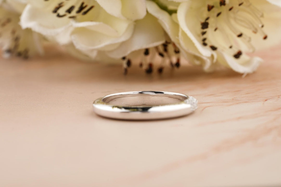 Ethically sourced round diamond eternity band