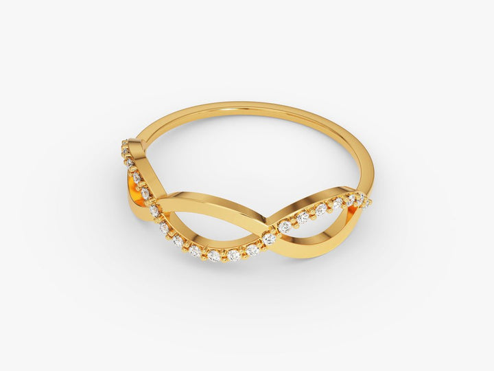 Ethically sourced round diamond eternity band