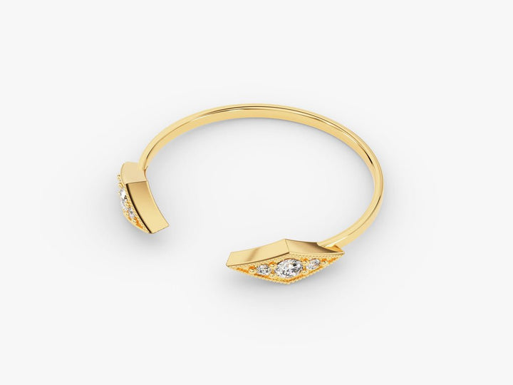 Ethically sourced round diamond eternity band