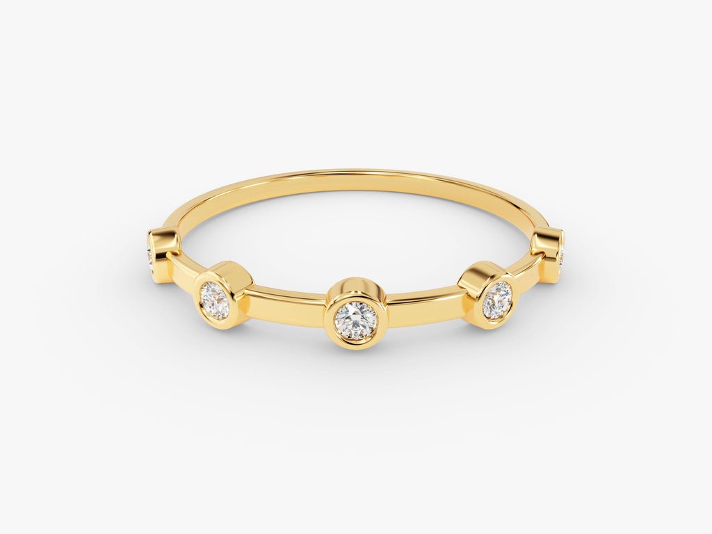 Ethically sourced round diamond eternity band