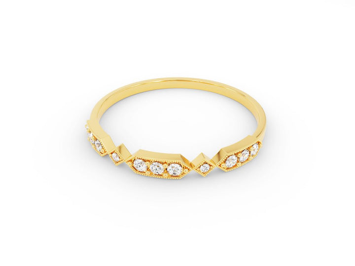 Ethically sourced round diamond eternity band