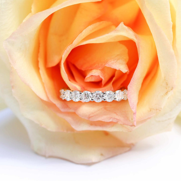 Round FG - VS1 Lab Grown Diamond Eternity Wedding Band - Doozy Diamonds