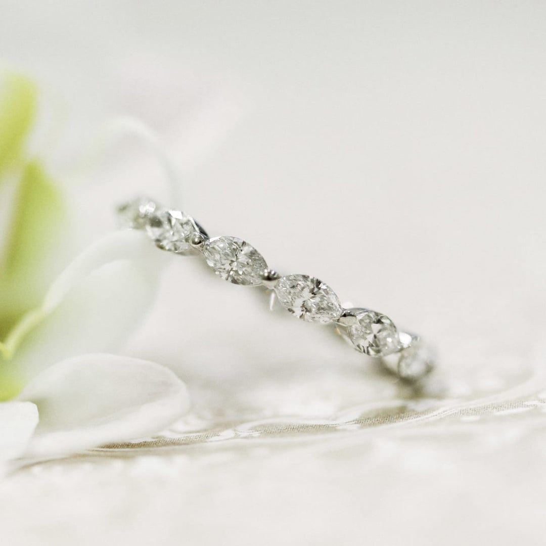 Marquise East - West DE - VS1 Lab Grown Diamond Eternity Band - Doozy Diamonds